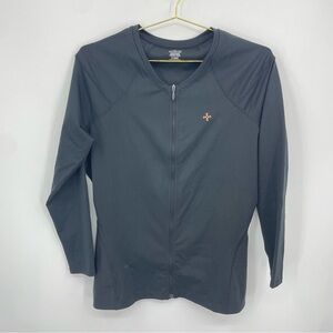 Tommie Copper Mens XL Long Sleeve Compression Shirt with Front Zipper black